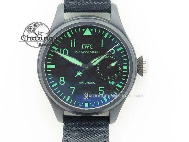 MIROTIME 0110 Aquatimer Chrono IW376803 V6F 1:1 Best Edition Gray Dial on Rubber Strap A FlexibleFit 7153